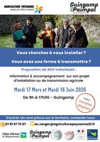 Permanence de RDV individuels - Guingamp - 17 mars & 16 juin