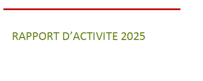 Rapport d'activité 2025