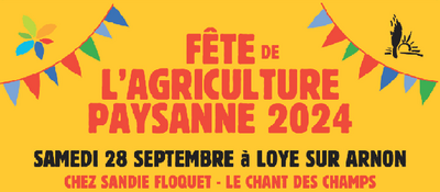 Fête de l'Agriculture paysanne 2024 : MERCI !