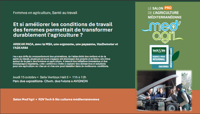 L'ARDEAR PACA sera présente au salon MedAgri 
