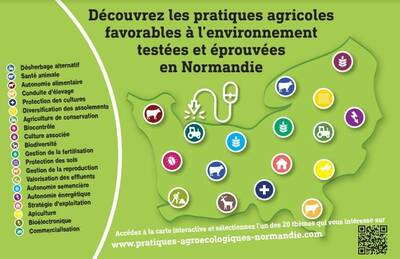 Mise en ligne d'une carte interactive valorisant les pratiques favorables à l’environnement