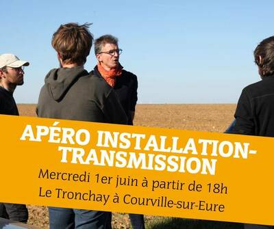 Apéro installation à Courville le 1er juin