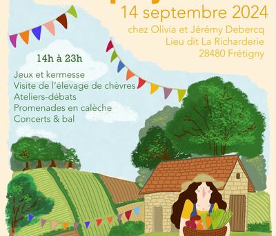 Fête paysanne en Eure-et-Loir le 14 septembre !