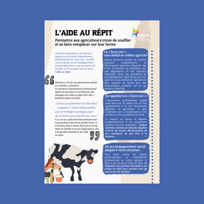 RESSOURCE : L'AIDE AU RÉPIT