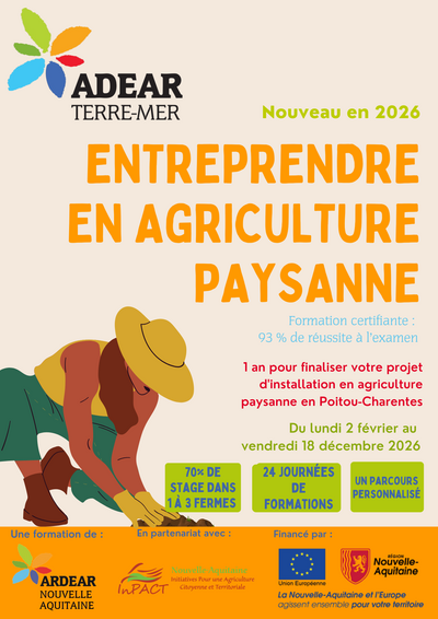 Lancement de la nouvelle formation certifiante Entreprendre en Agriculture Paysanne !