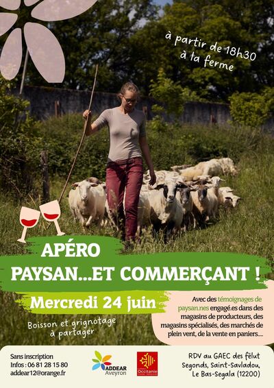 Apéro paysan...et commerçant !