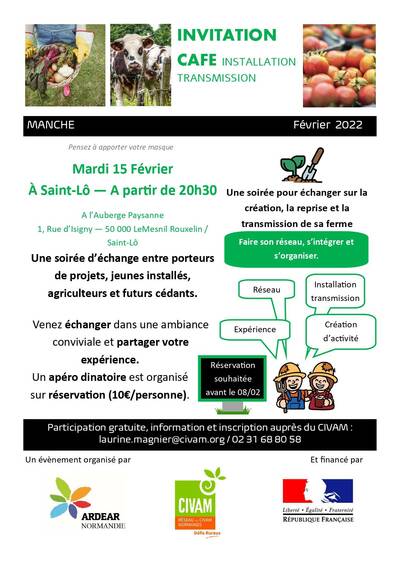 🌿 Porteurs de projets, futurs cédants,...