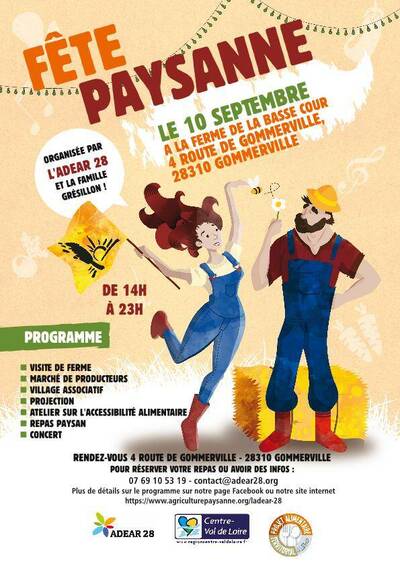 Fête paysanne le 10 septembre à Gommerville