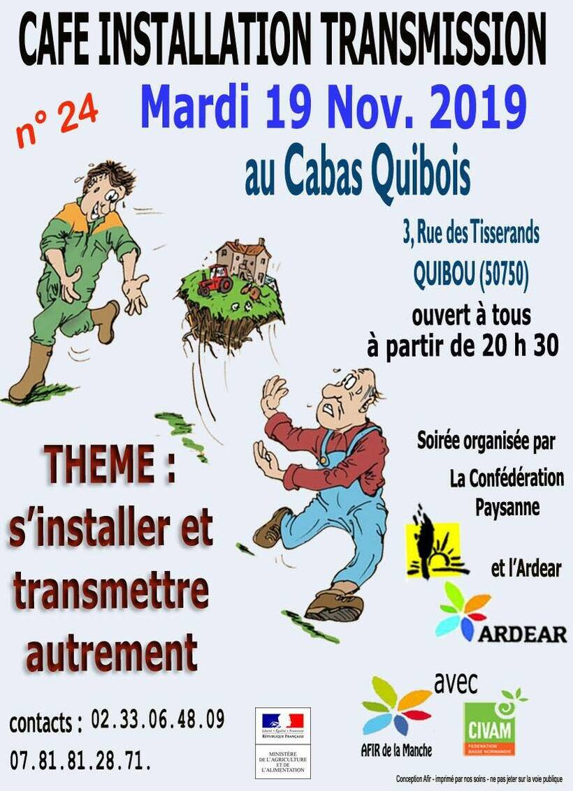Café Installation Manche novemebre 2019