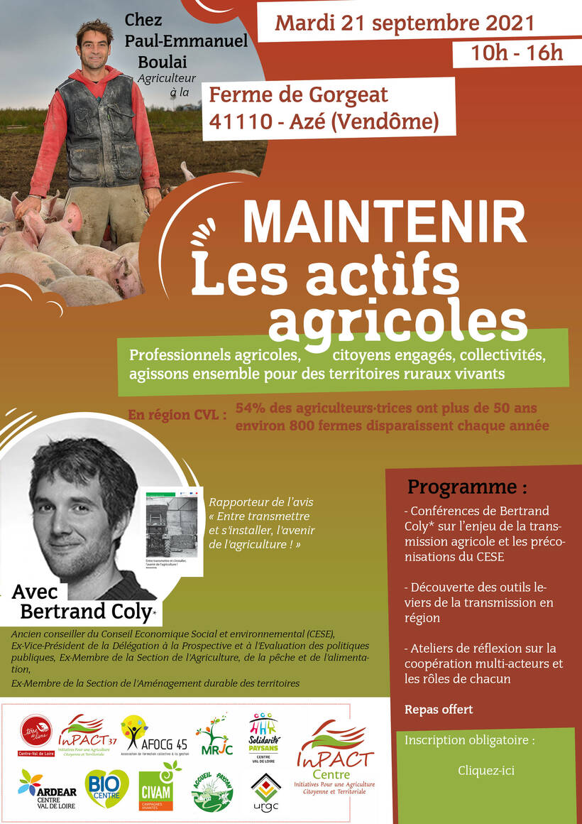 Invitation : colloque transmission du 21 septembre 2021