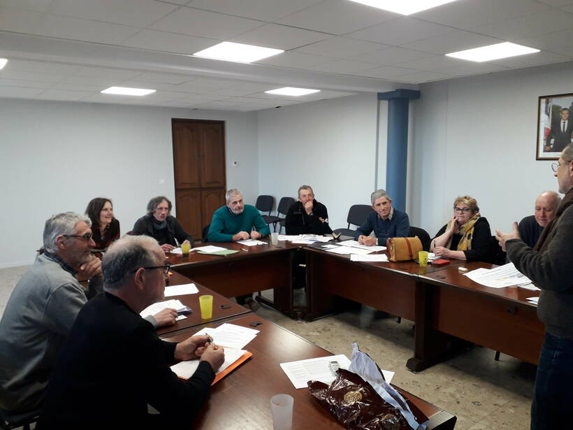 Rejoindre un groupe de paysans lors d'une Formation Transmission